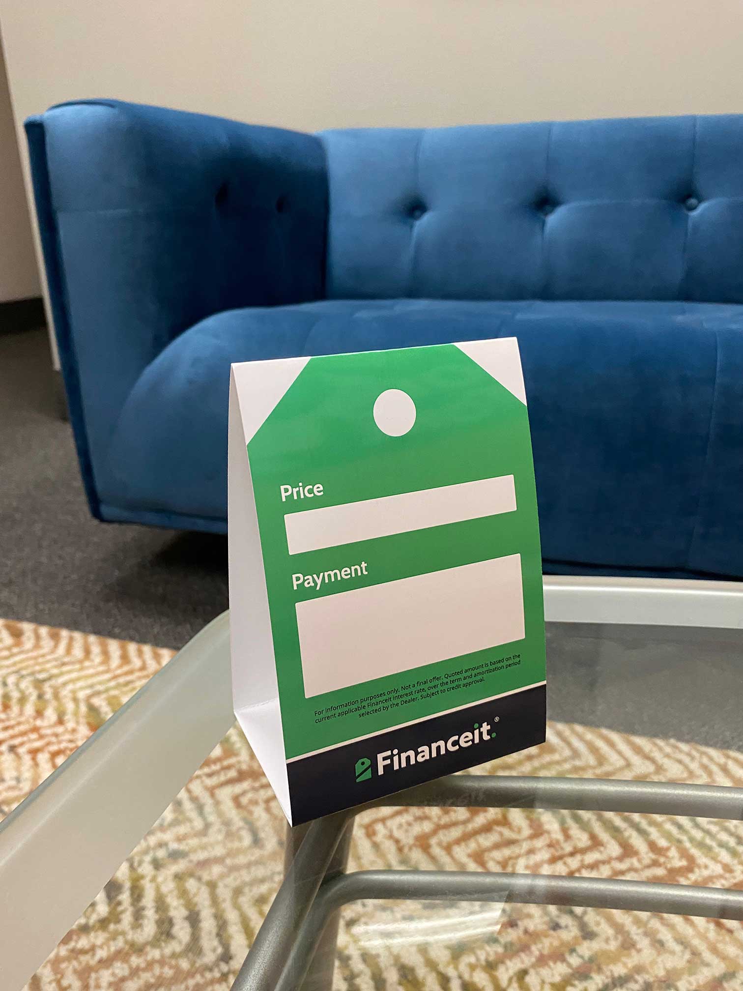 Finished promotional display component prepared as part of a custom retail marketing kit.